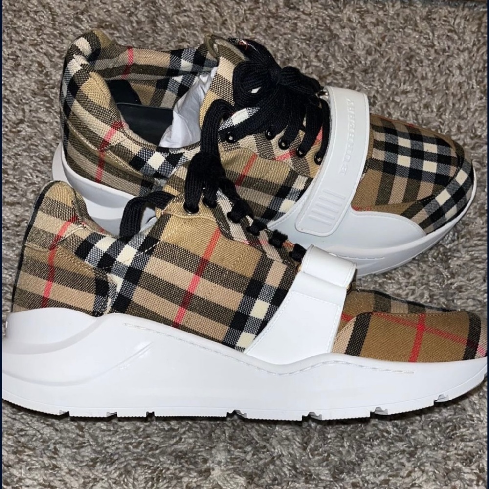 Burberry Vintage Check Cotton Shoes